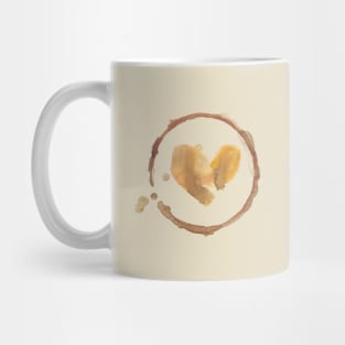 heart-shaped coffee stain Mug